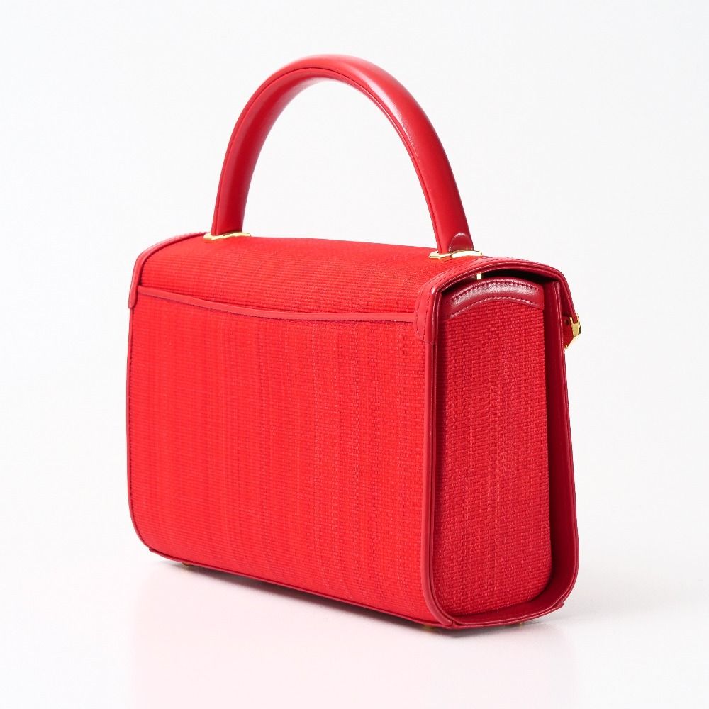 COMTESSE コンテス ハンドバッグ ホースヘアー 鞄 コンパクトミラー