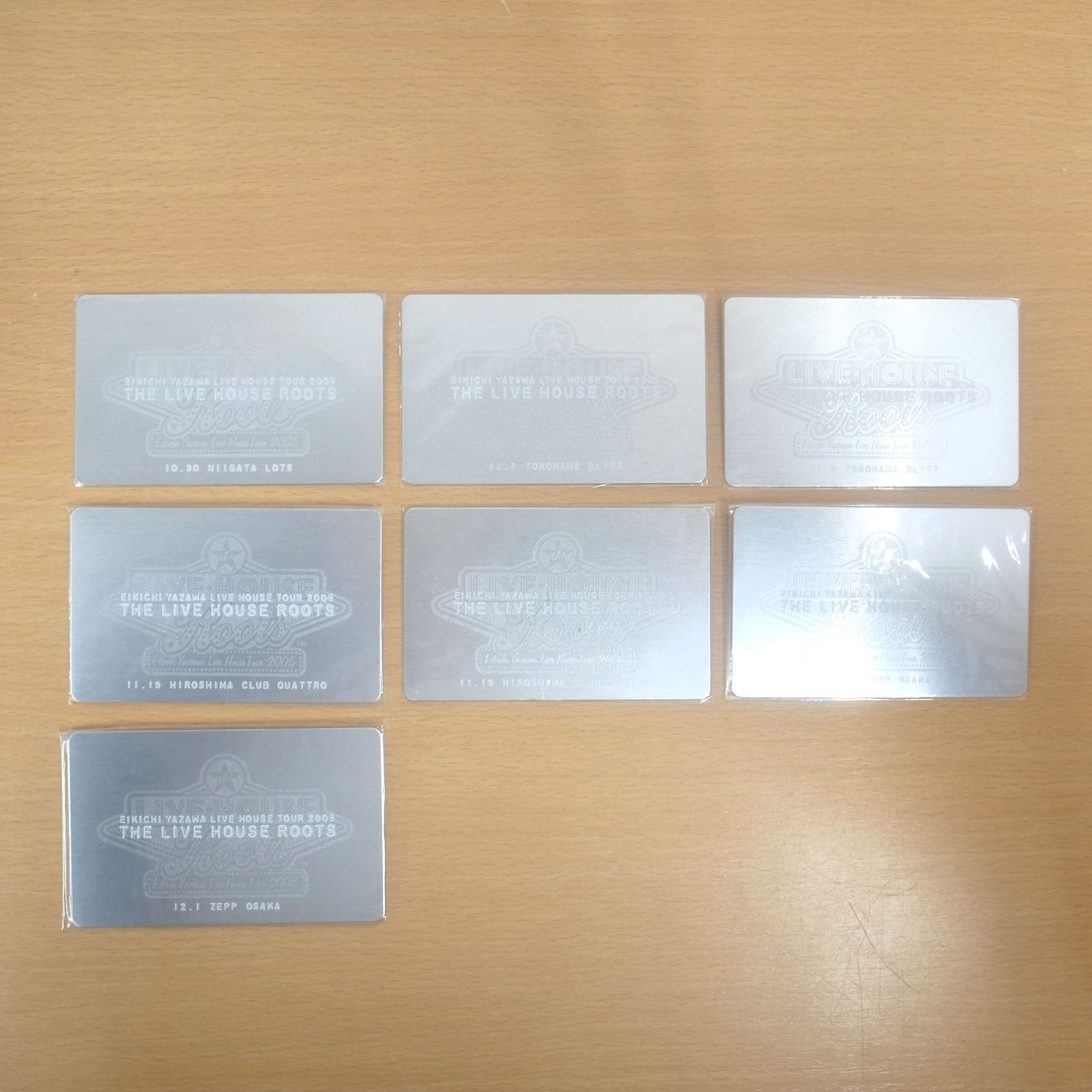 矢沢永吉 LIVE HOUSE TOUR 2005 メモリアルチケットまとめ売り 14枚 未
