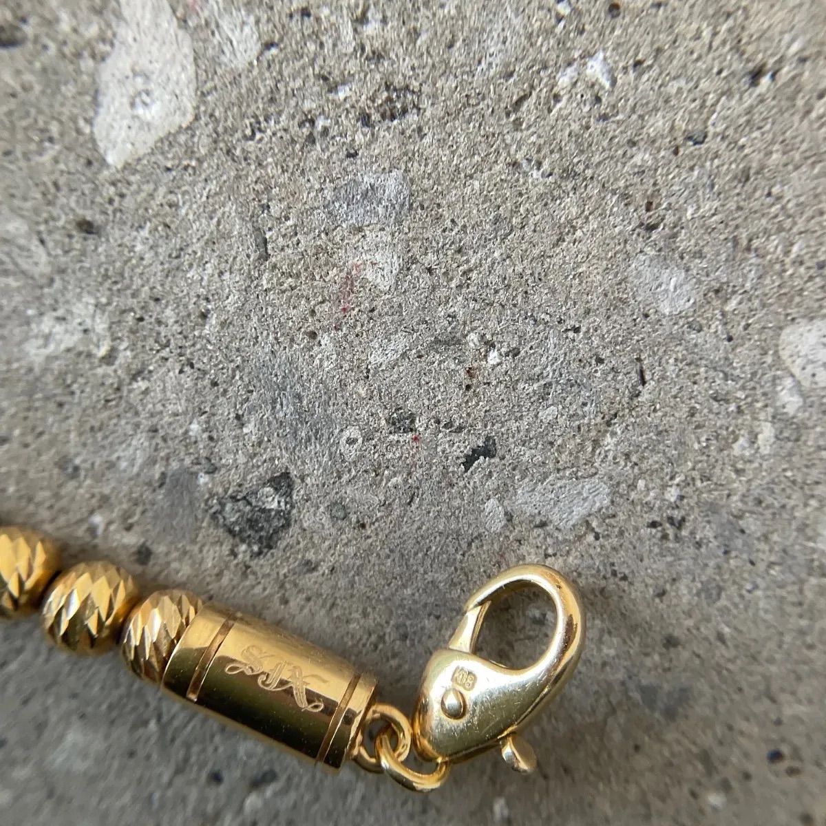 SJX ゴールドグリッター ネックレス GOLD GLITTER NECKLACE (L) 45cm