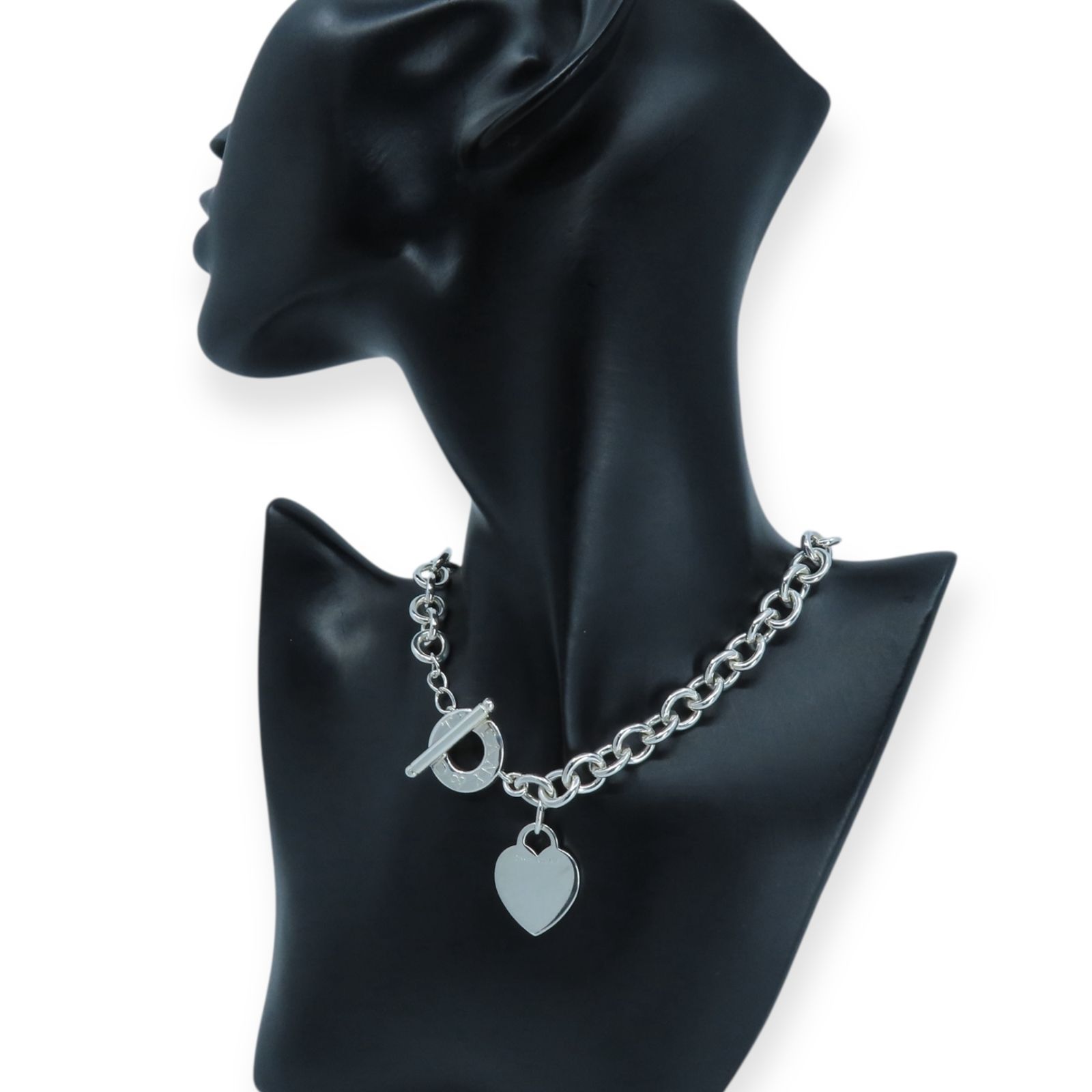 美品 Tiffany&Co. ティファニー リターントゥ ハート トグル シルバー