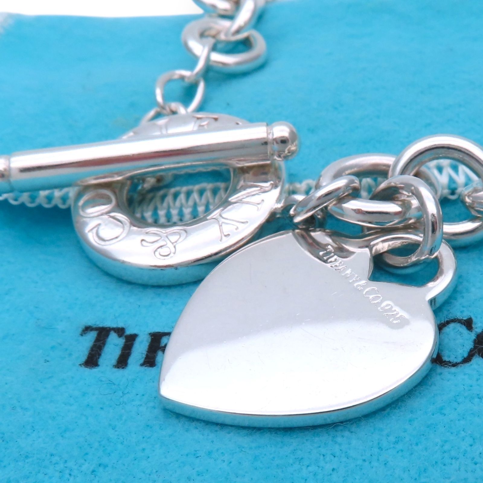 美品 Tiffany&Co. ティファニー リターントゥ ハート トグル シルバー