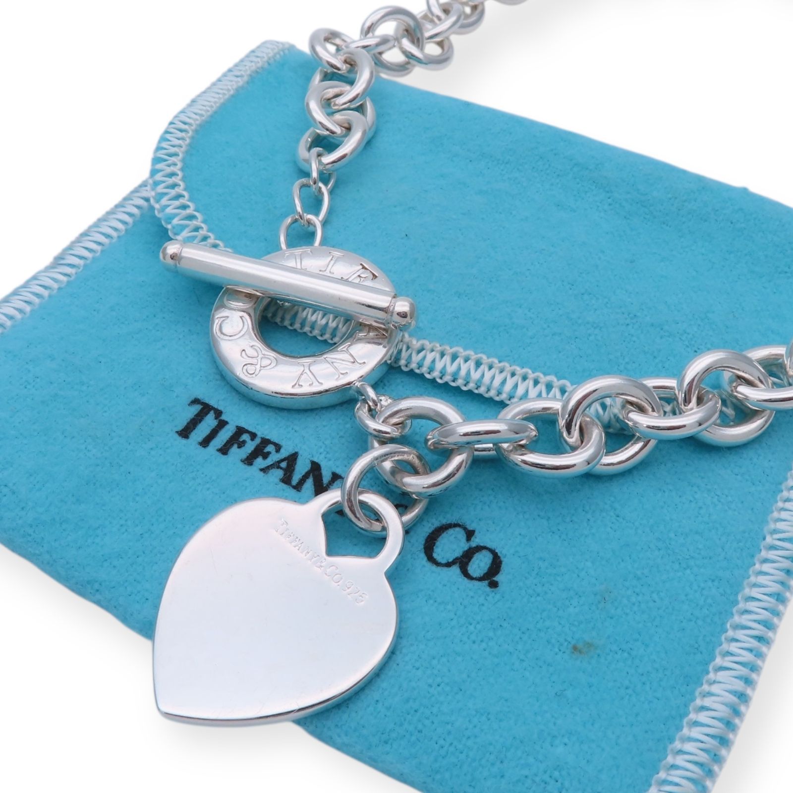 美品 Tiffany&Co. ティファニー リターントゥ ハート トグル シルバー