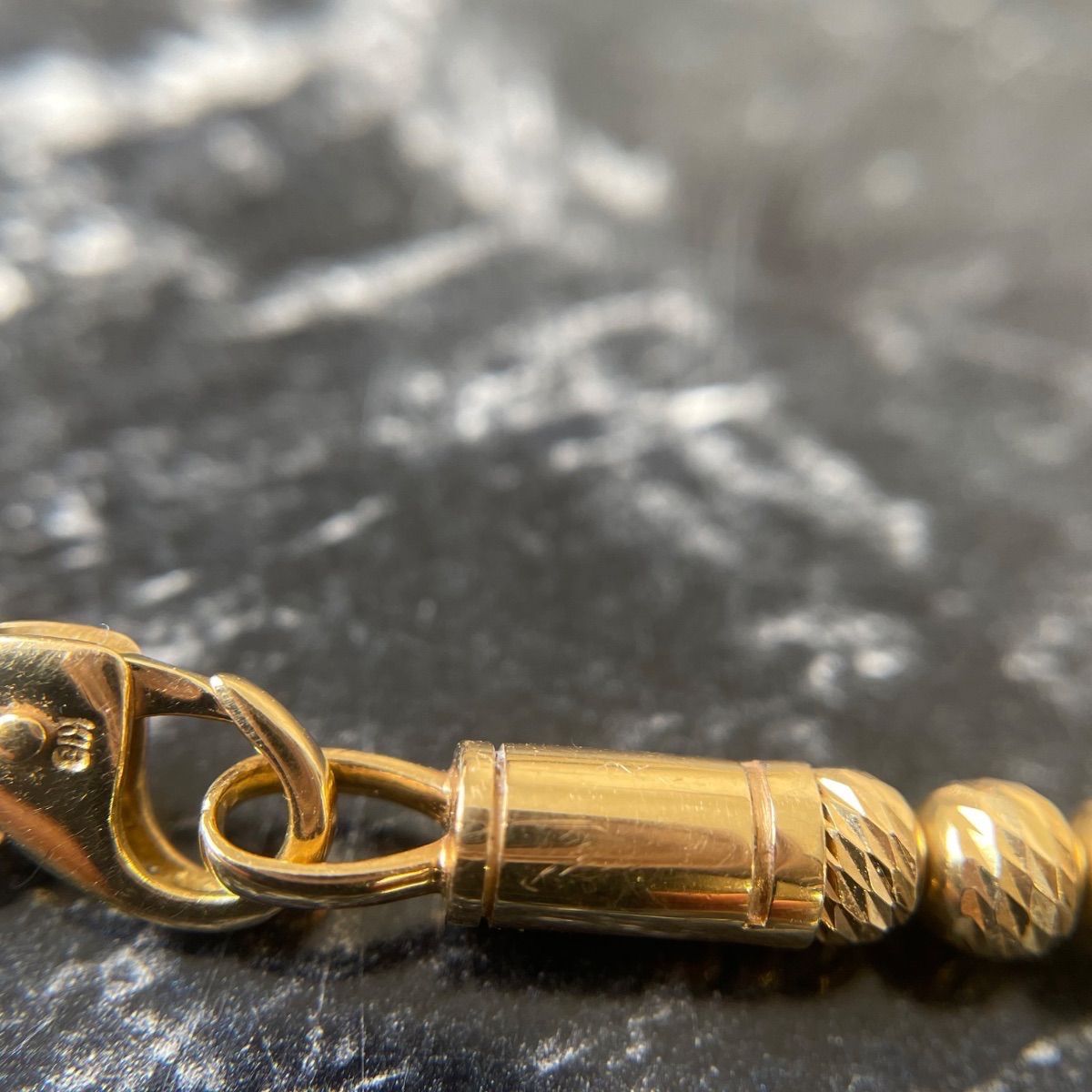 SJX ゴールドグリッター ネックレス GOLD GLITTER NECKLACE (L) 45cm