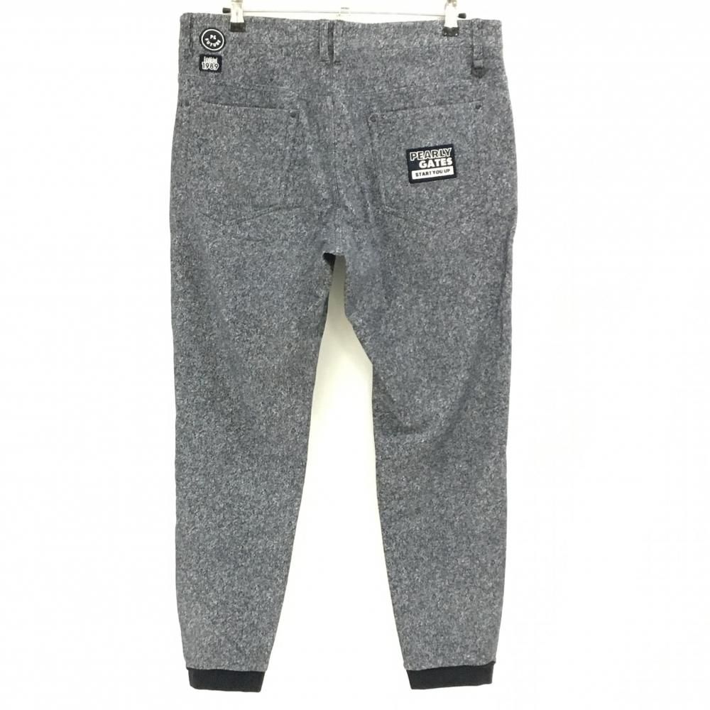 パーリーゲイツ ジョガーパンツ 杢ネイビー 裏起毛 ストレッチ メンズ