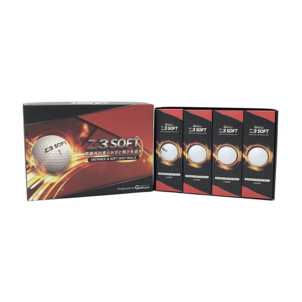 Golf Live Z3 SOFT ゴルフボール 1ダース ホワイト系 [240101558209
