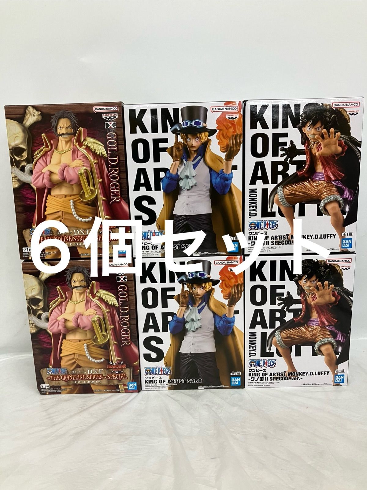 未開封 ワンピース フィギュア 3種6個セット LFJ793 f099 - メルカリ