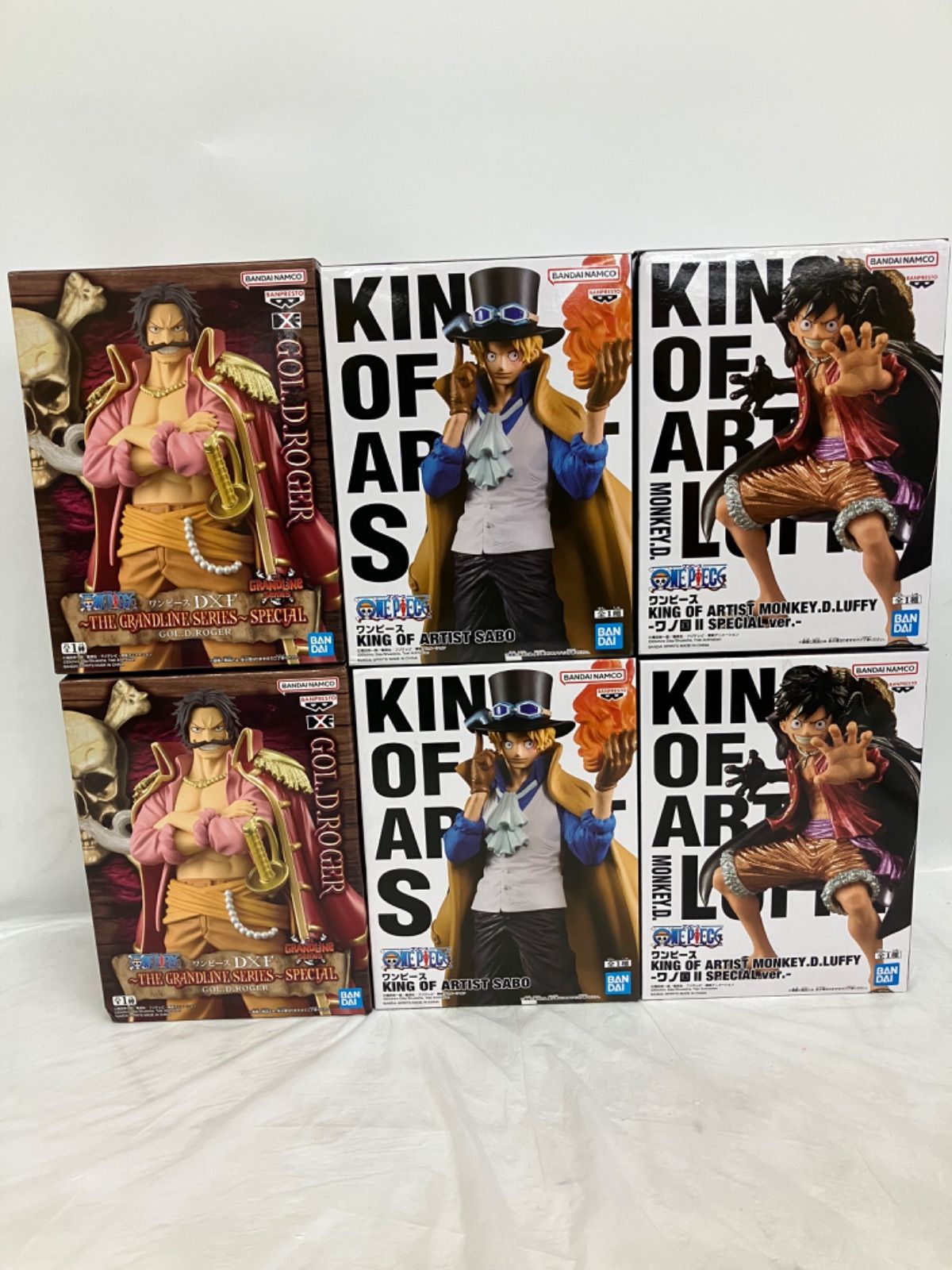 未開封 ワンピース フィギュア 3種6個セット LFJ793 f099 - メルカリ