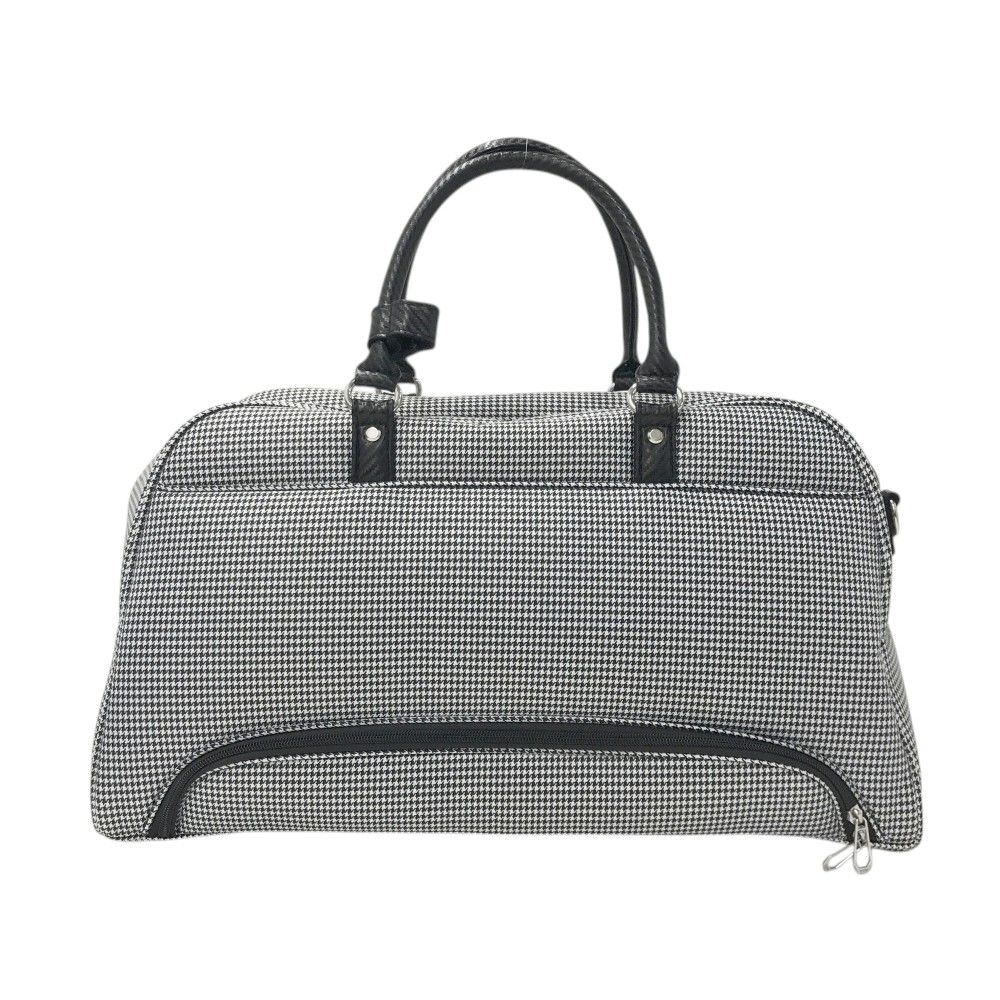 DUNLOP ダンロップ XXIO ロゴ刺繍入り 2WAYボストンバッグ 千鳥柄