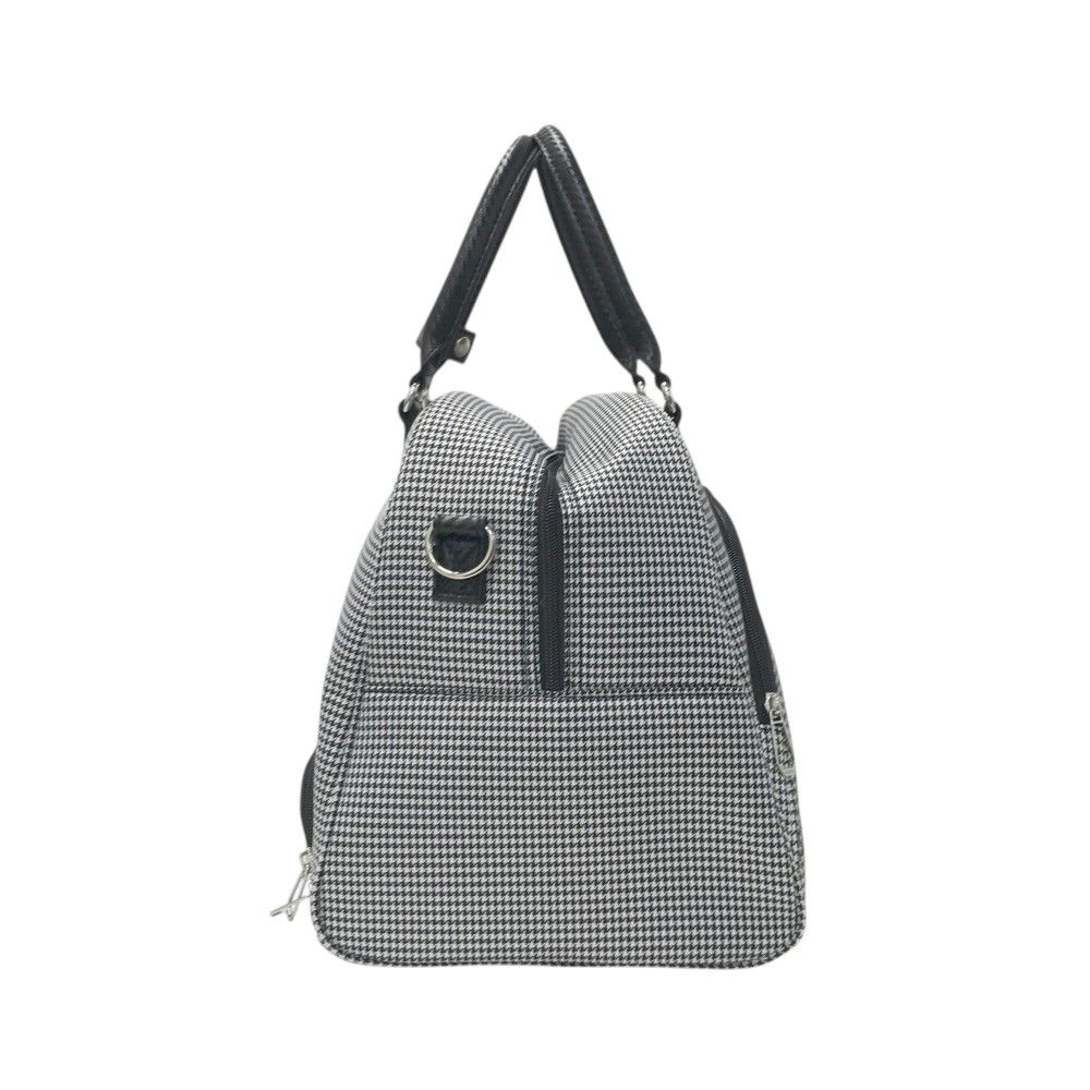 DUNLOP ダンロップ XXIO ロゴ刺繍入り 2WAYボストンバッグ 千鳥柄