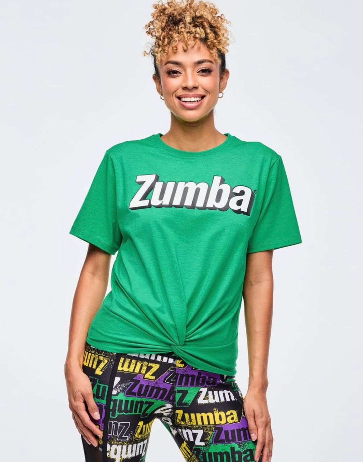 Apres Zumba Short Sleeve Front Twist Top ズンバ 正規品 ZUMBA