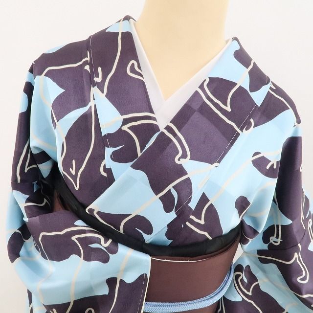 正絹 仕付け糸付