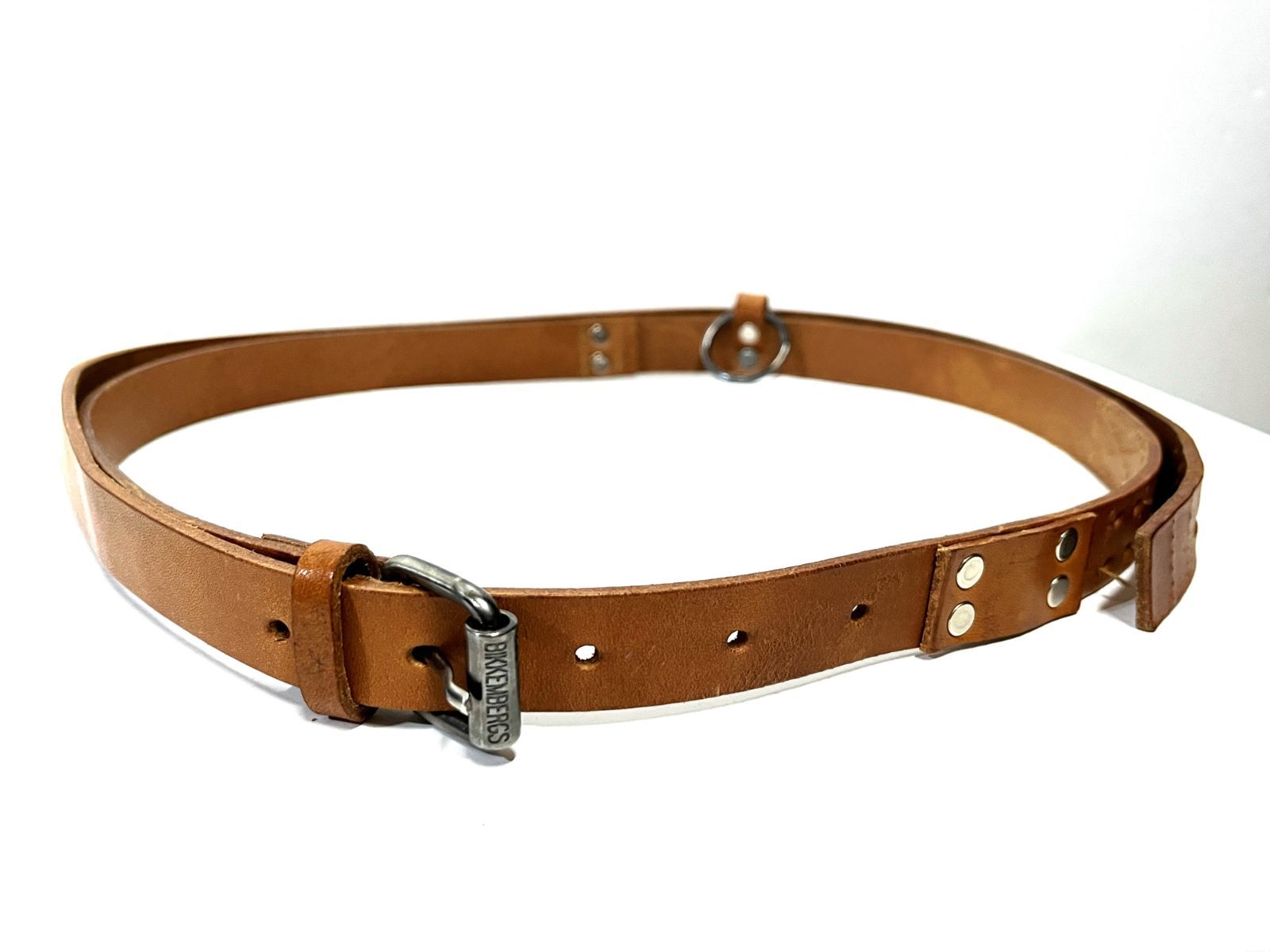 ビッケンバーグ レザー ベルト 90s ヴィンテージ 希少 デッドストック DIRK BIKKEMBERGS｜ダーク