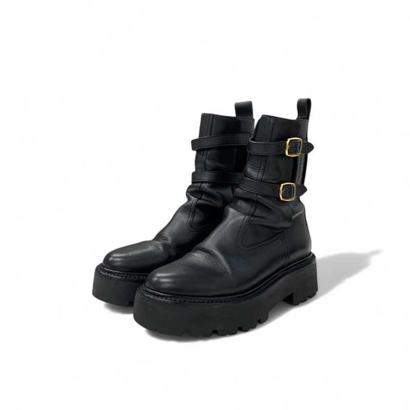 セリーヌ CELINE ブーツ ショートブーツ 靴 シューズ レザー ブラック