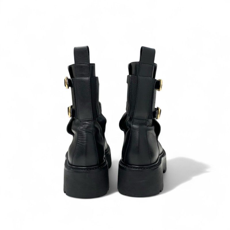 セリーヌ CELINE ブーツ ショートブーツ 靴 シューズ レザー ブラック