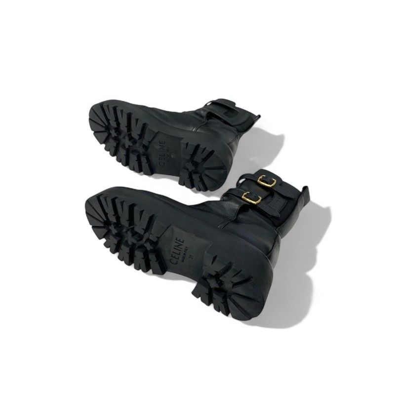 セリーヌ CELINE ブーツ ショートブーツ 靴 シューズ レザー ブラック