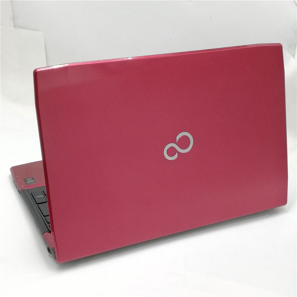 激安 Wi-Fi有 富士通 ノートパソコン AH53/M レッド 中古美品 Core i7