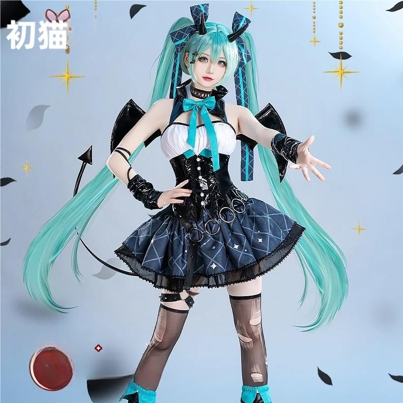 新品 未使用 【初獣猫】初音ミク 小悪魔 コスプレ衣装 未来/鏡音レン