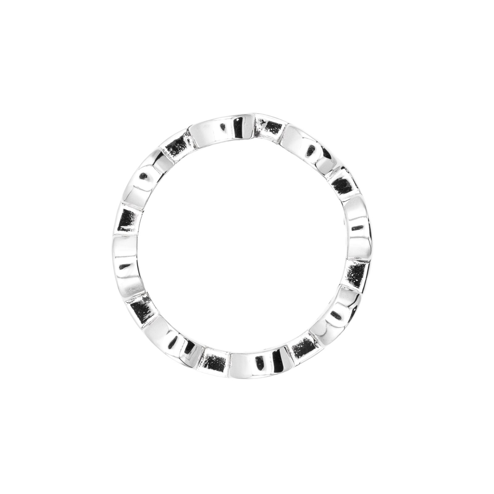 新品】HOORSENBUHS ホーセンブース Dame Tri-Link Ring Silver - メルカリ