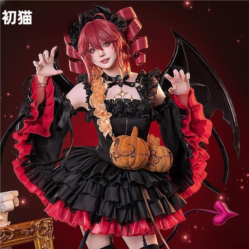初獣猫 重音テト 小悪魔 コスプレワンピース meilu 51204