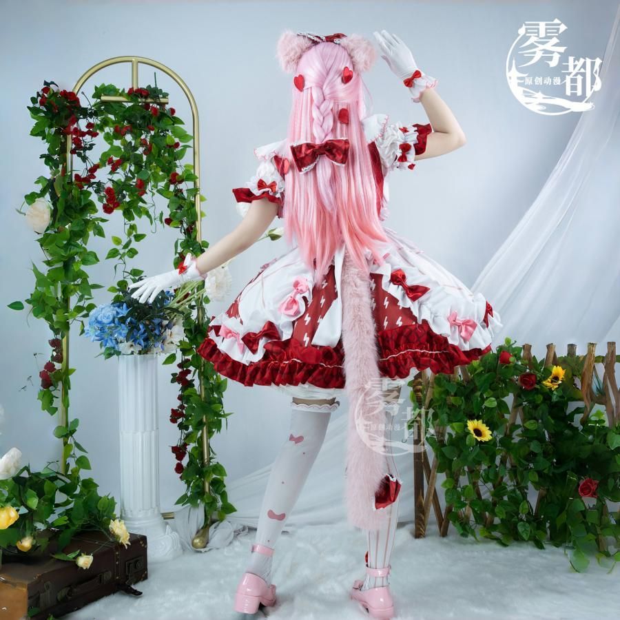  霧都アニメ アークナイツ ×サンリオ セイラン 花房茶話会 コスプレ衣装 meilu 51209 その他 キャラクター衣装