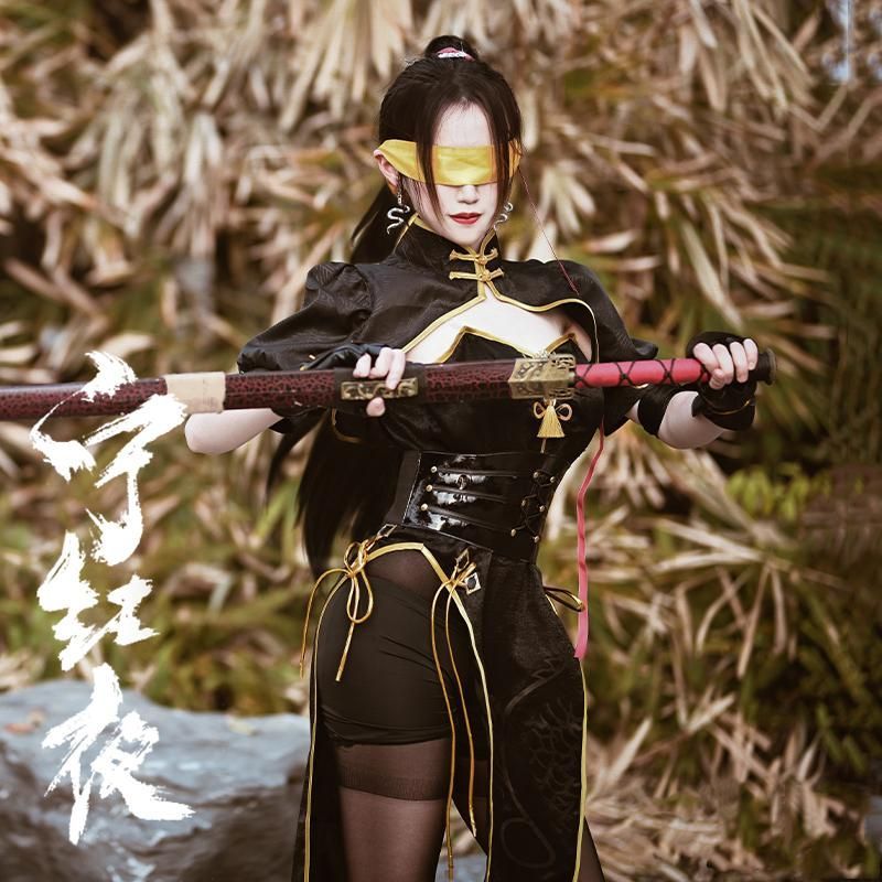 ゲーム 永劫無間 寧紅夜 コスプレ 龍の道 旗袍 女性用 御姐 古代風 meilu 51209 手袋付き その他 