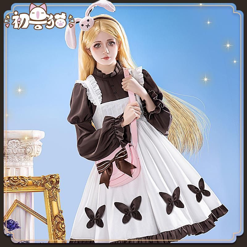 初獣猫 第五人格 回想コスプレ衣装 小さな女の子 郵便配達員 おもちゃ商人 隠士 愚者たちの金 meilu 51204