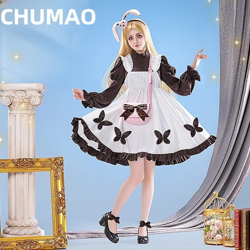 初獣猫 第五人格 回想コスプレ衣装 小さな女の子 郵便配達員 おもちゃ商人 隠士 愚者たちの金 meilu 51209