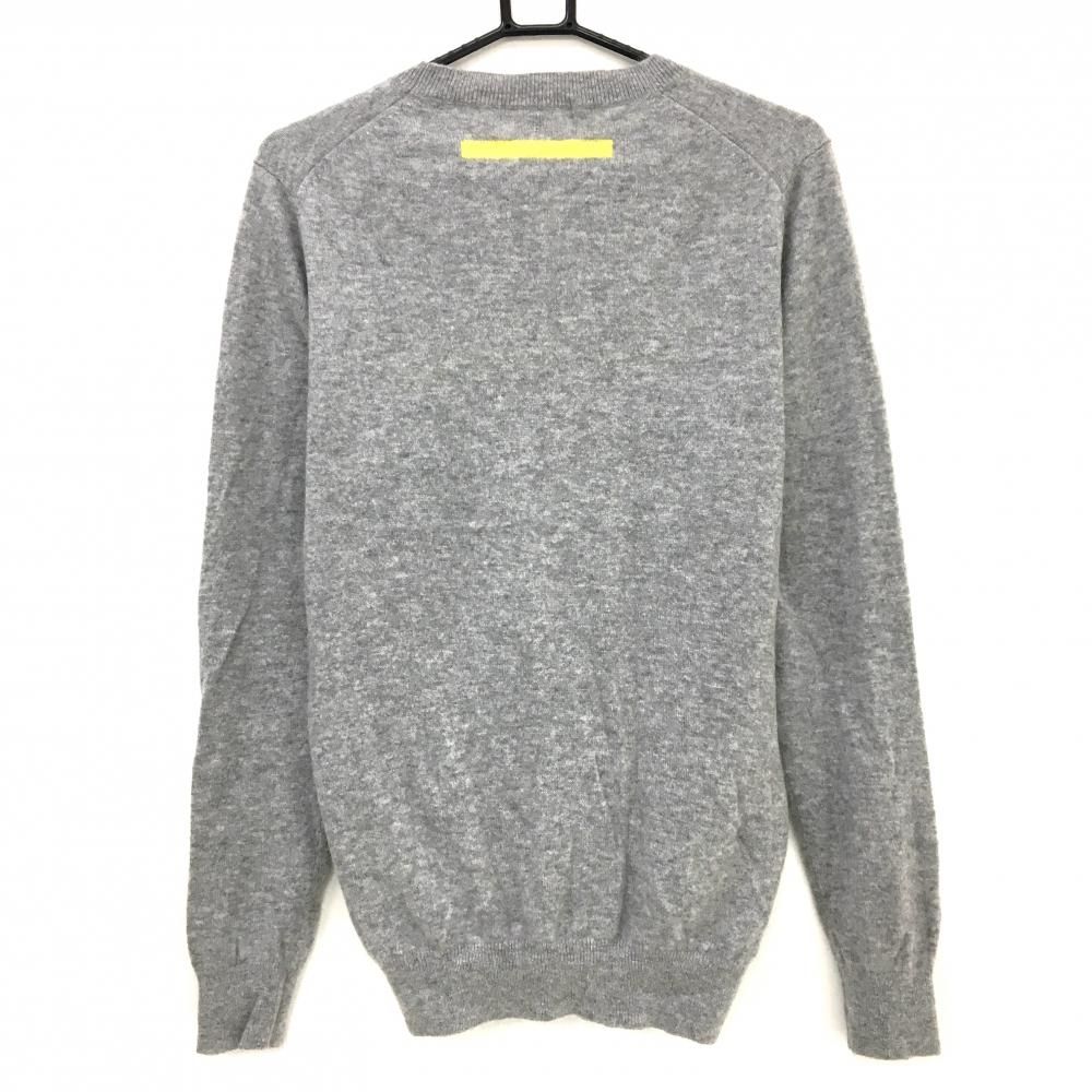 マスターバニーエディション メンズ カシミヤ セーター グレー 6