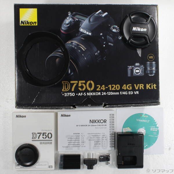 中古品〕 Nikon D750 24-120 VR レンズキット【258】 - メルカリ