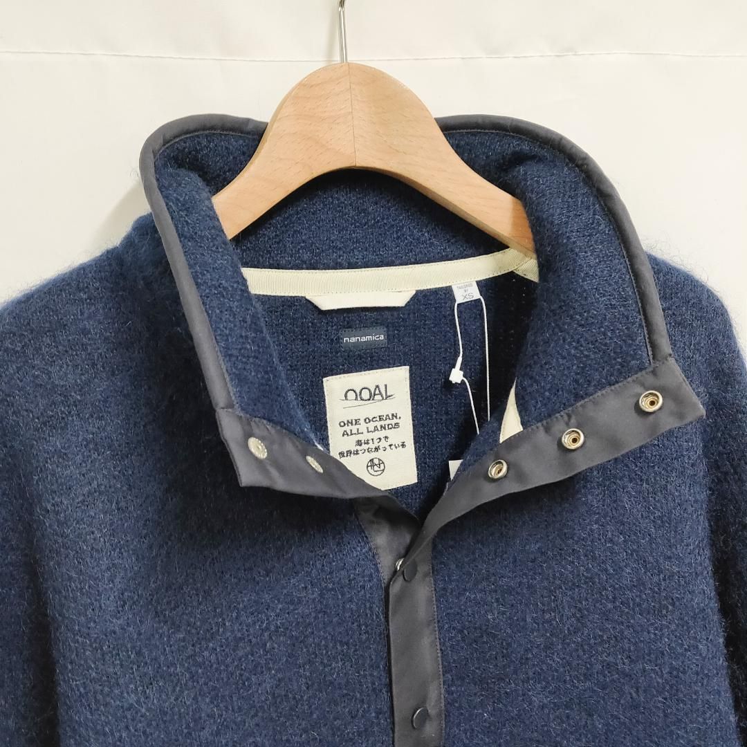 新品 未使用 nanamica プルオーバーモヘアセーター 定番ハイネック