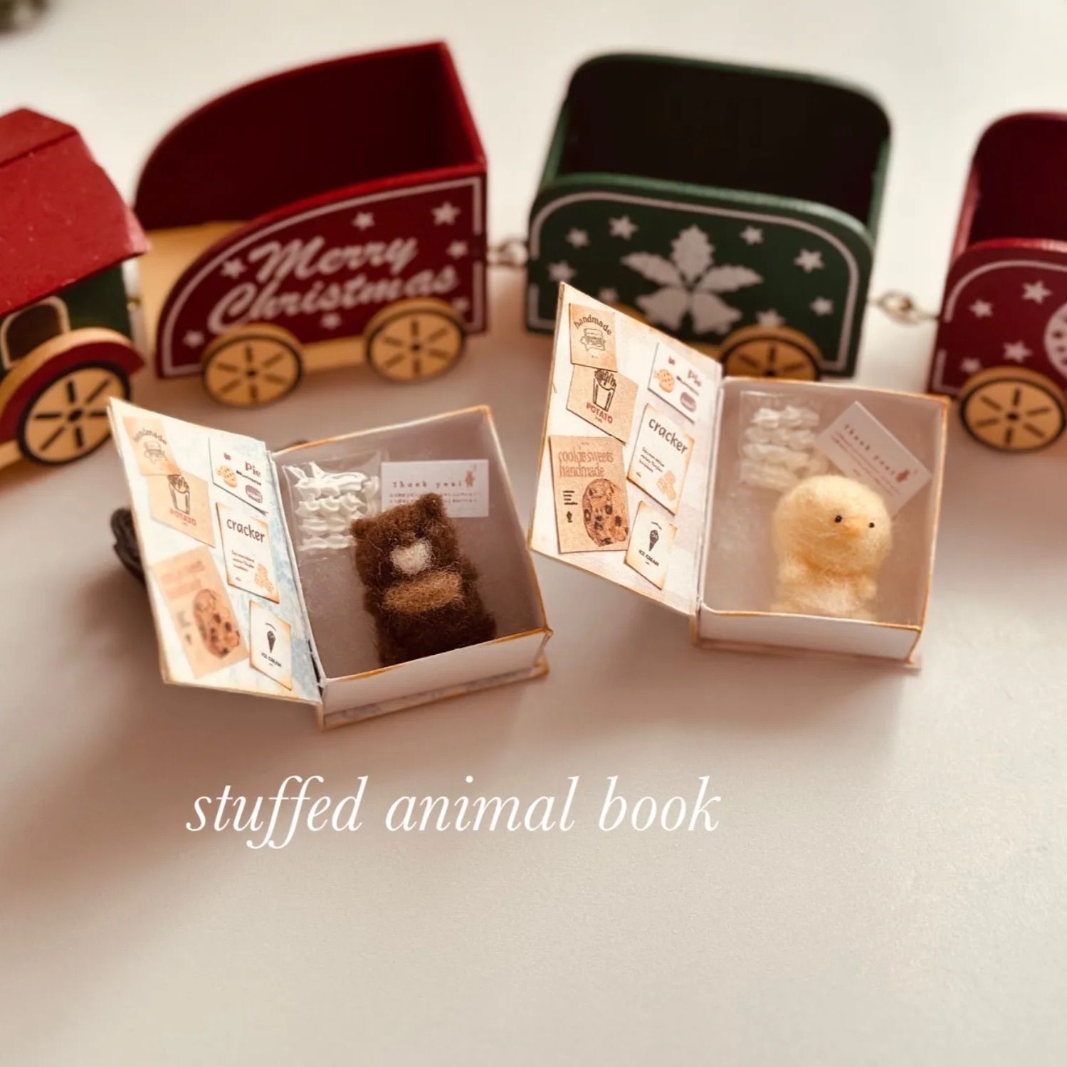 冬のgift set④樹脂粘土ミニチュアパン・スイーツ・フード ミニチュア