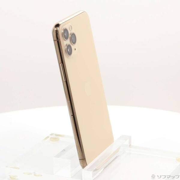 中古品〕 iPhone11 Pro 64GB ゴールド MWC52J／A SIMフリー【344