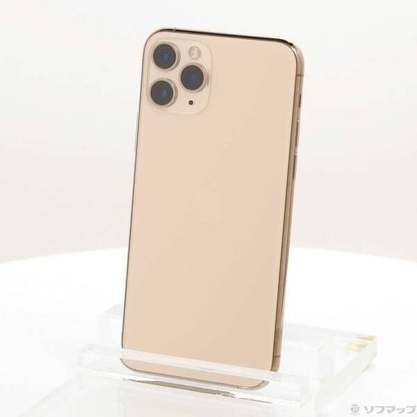 中古品〕 iPhone11 Pro 64GB ゴールド MWC52J／A SIMフリー【344