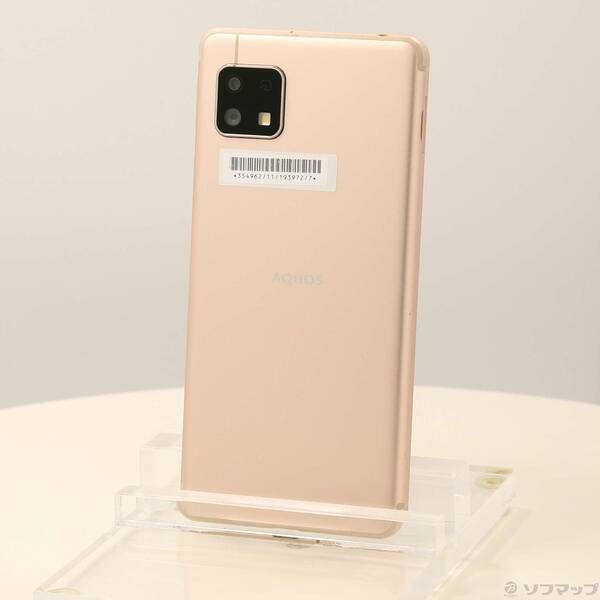 中古品〕 AQUOS sense4 basic 64GB ライトカッパー A003SH Y!mobile