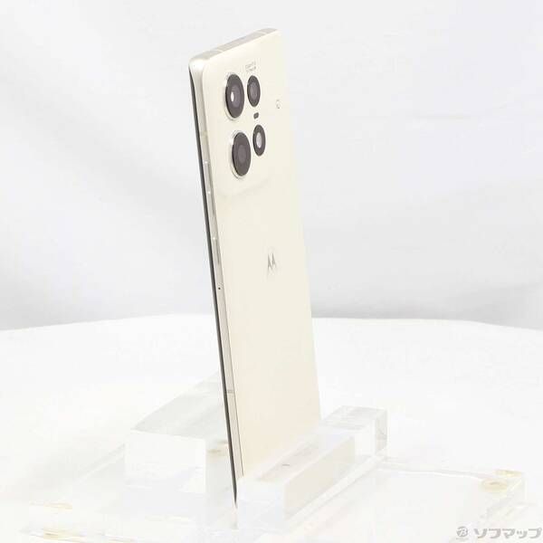 中古品〕 motorola edge 50s pro 256GB バニラクリーム MOSAH3