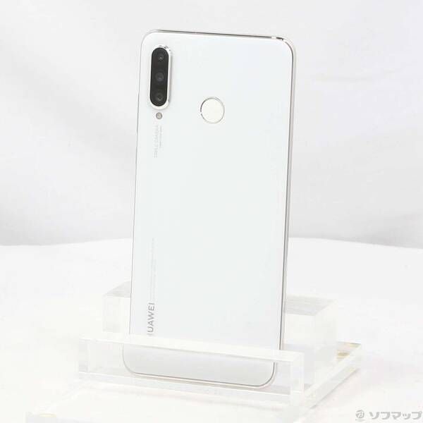 中古品〕 HUAWEI P30 lite 64GB パールホワイト HWSEC3 Y!mobile【276