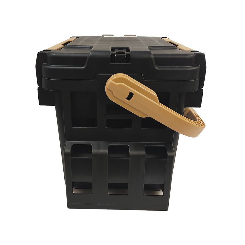 メイホウ ランガンシステムボックス 釣り VS-7090A ブラック×オーカー