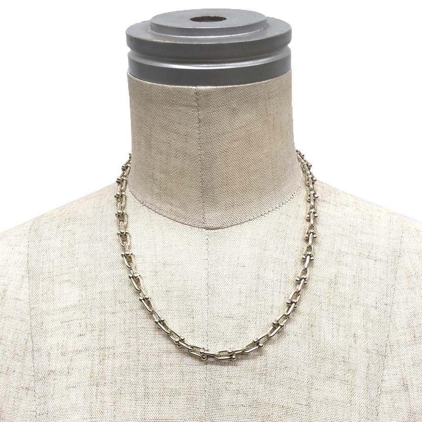 TIFFANY&CO. ティファニー ハードウェア スモールリンクネックレス 