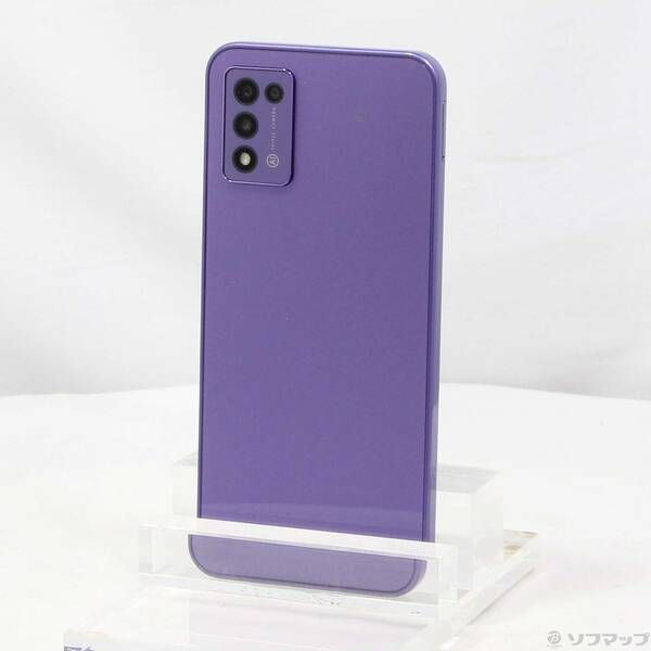 中古品〕 Libero 5G III 64GB パープル ZESBY1 Y!mobile SIMフリー