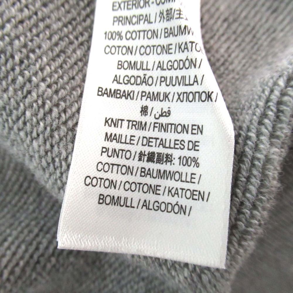 美品 BURBERRY バーバリーロンドンイングランド キッズ ジップアップ スウェット パーカー 18M 86cm グレー キッズ 古着  USED