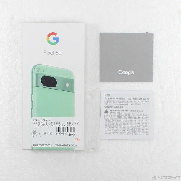 中古品〕 Google Pixel 8a 128GB アロエ DOGOPIX8A docomo SIMフリー