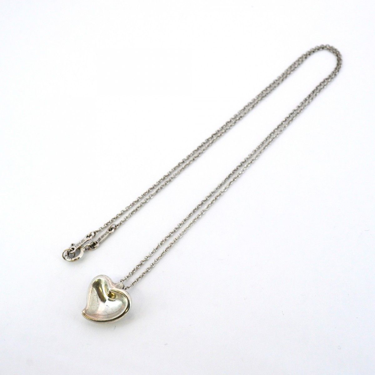 5job0176】ティファニー ネックレス カーブドバンド シルバー925【中古  
