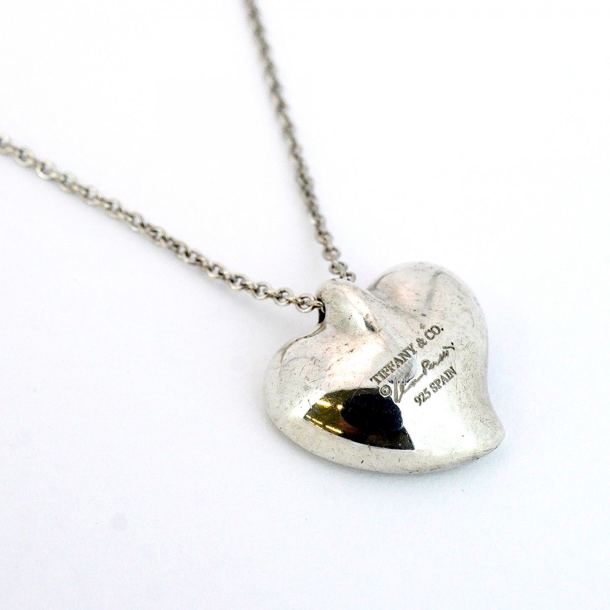 5job0176】ティファニー ネックレス カーブドバンド シルバー925【中古  