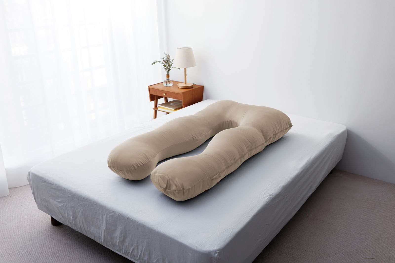 ☁期間限定！補充綿付き【NELUKA公式】ハグモッチ 快眠 枕 抱き枕 妊婦