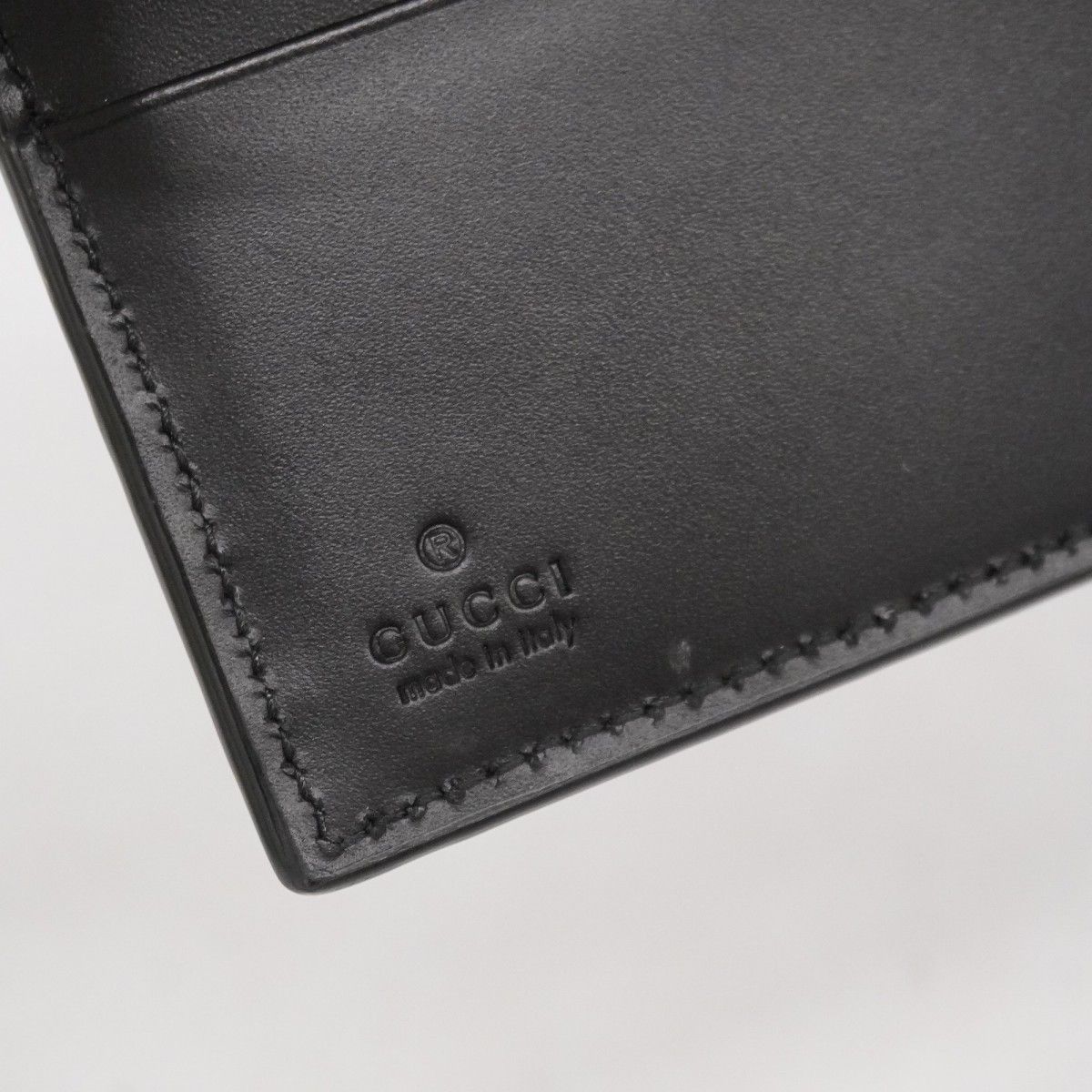 美品 グッチ 財布 シェリーライン グッチシマ レザー ブラック P55 美品 グッチ 財布 シェリーライン グッチシマ レザー ブラック P55