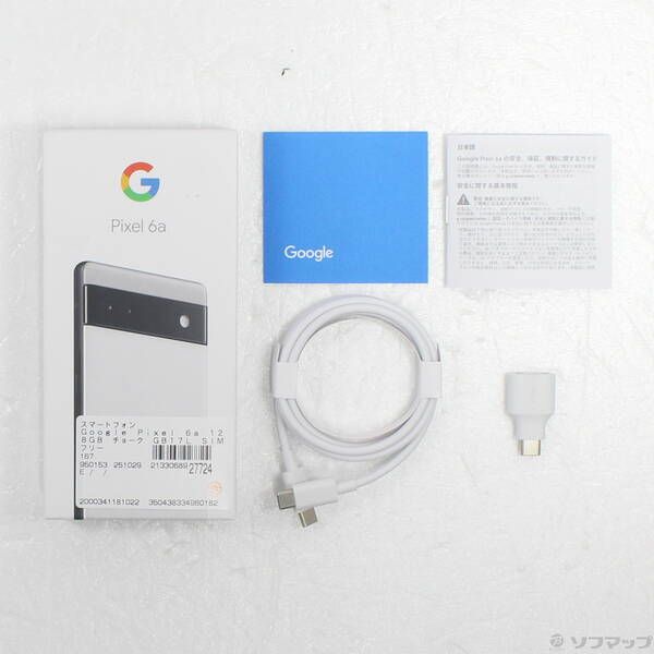新品】Google pixel6a 箱付き 未使用 チョーク 中古品〕 Google Pixel