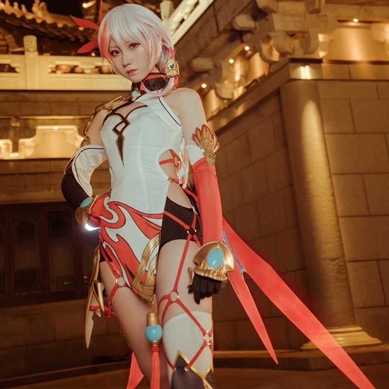 初獣猫 熾 赤 精衛 コスプレ衣装 meilu 51209