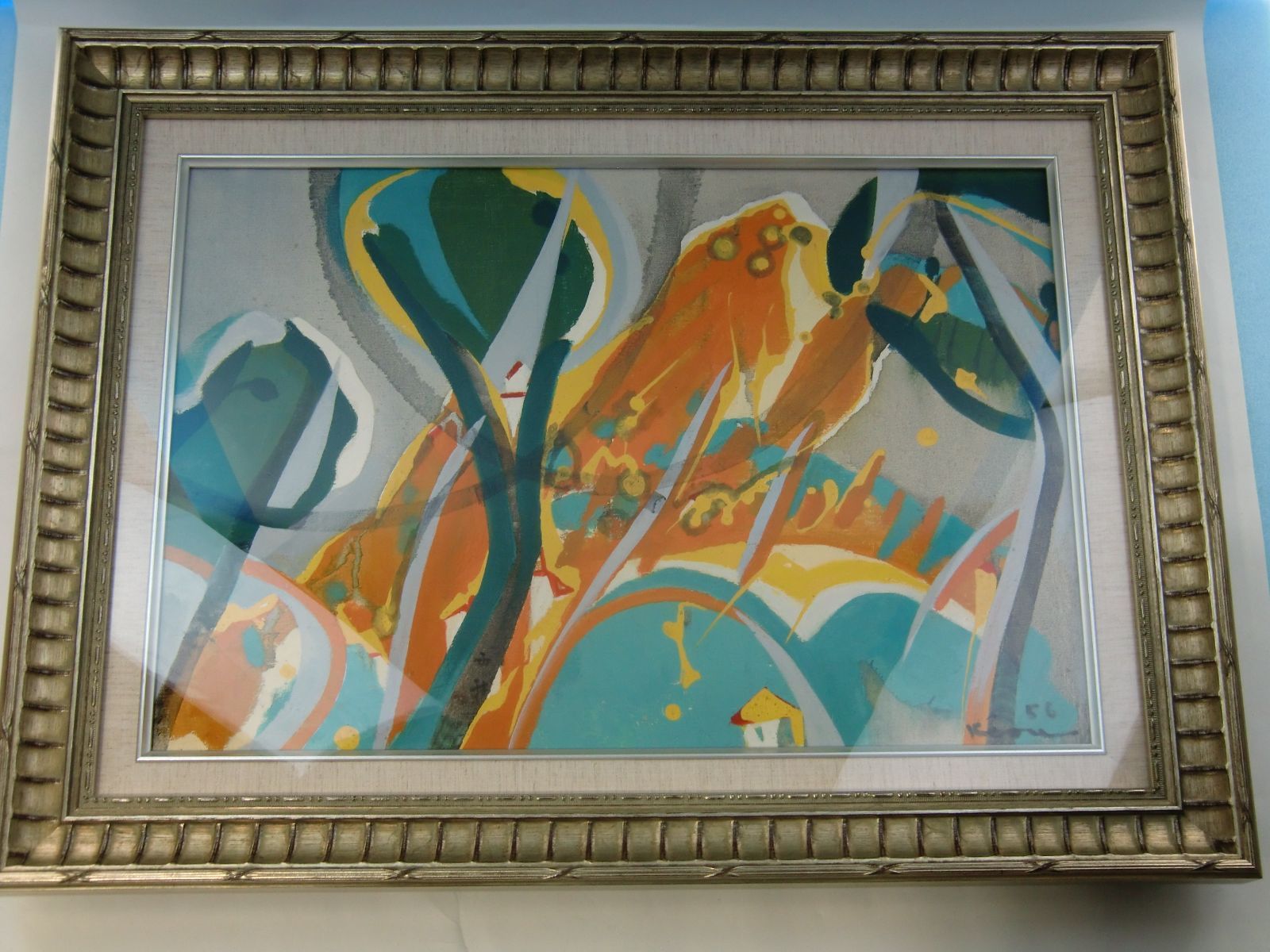 真作保証】西村計雄 「南フランス」 油彩 10号 50004428 油絵/日本画