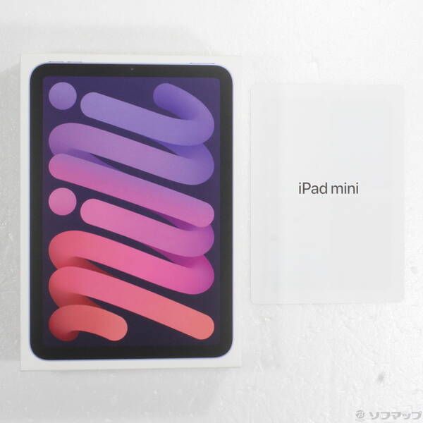 中古品〕 iPad mini 第6世代 256GB パープル MK7X3J／A Wi-Fi【297