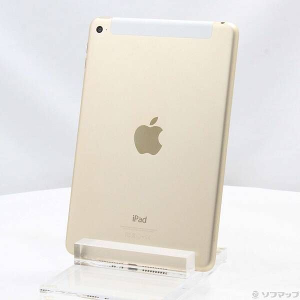 中古品〕 iPad mini 4 32GB ゴールド MNWG2J／A docomoロック解除SIM